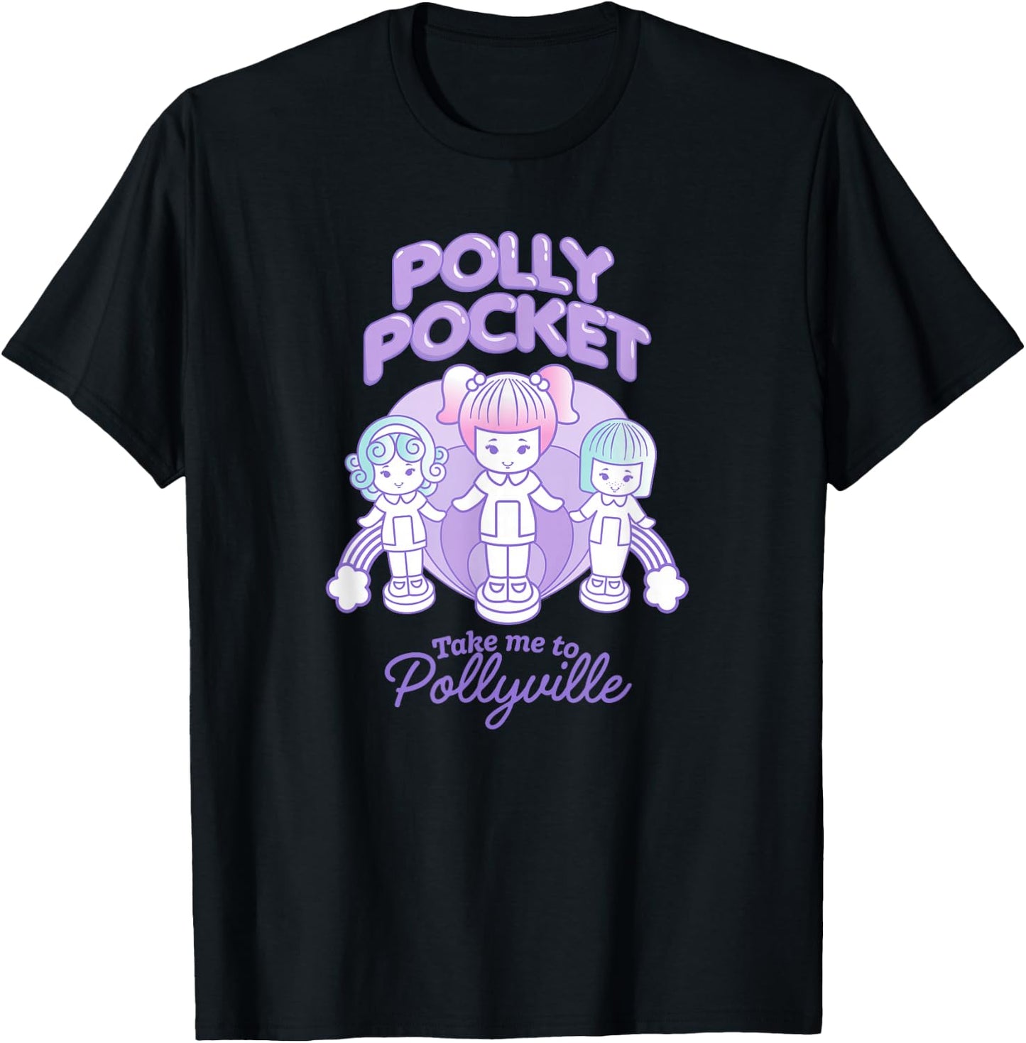 Polly Pocket - Take Me to Pollyville T-Shirt - T-Shirt | Black