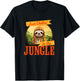 Jungle Sloth, Chilling In The Jungle Sloth T-Shirt - T-Shirt | Black