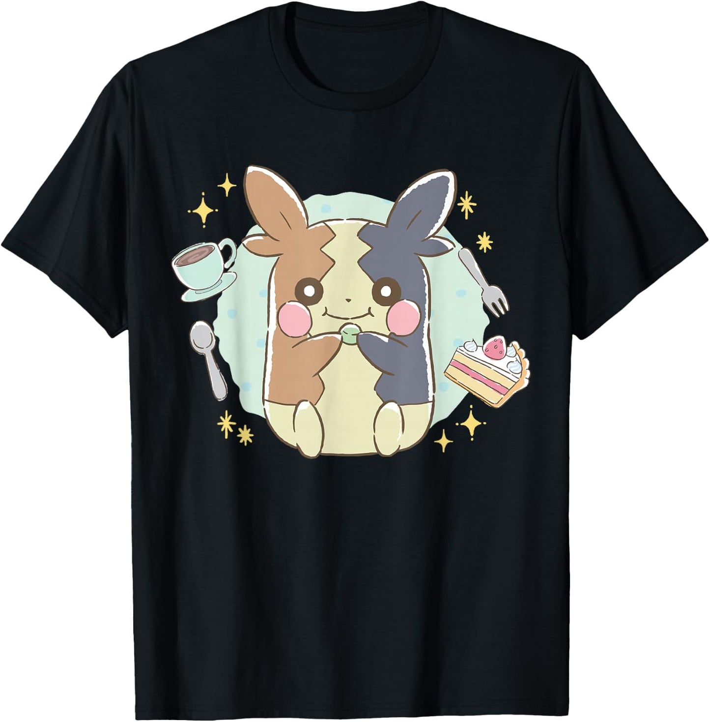 Pokémon - Snuffuzz Cafe Coffee Cake T-Shirt - T-Shirt | Black