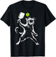 Cat Pickleball T-Shirt - T-Shirt | Black