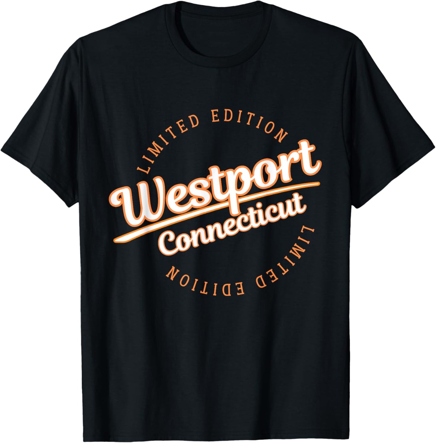 Retro Athletic Westport CT Apparel T-Shirt - T-Shirt | Black