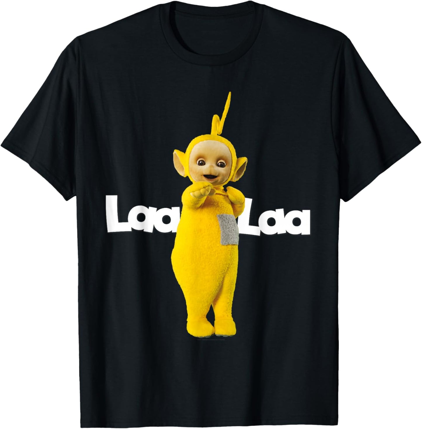 Teletubbies Classic Teletubbies Adult T Shirt Laa Laa, Black, Small US T-Shirt - T-Shirt | Black