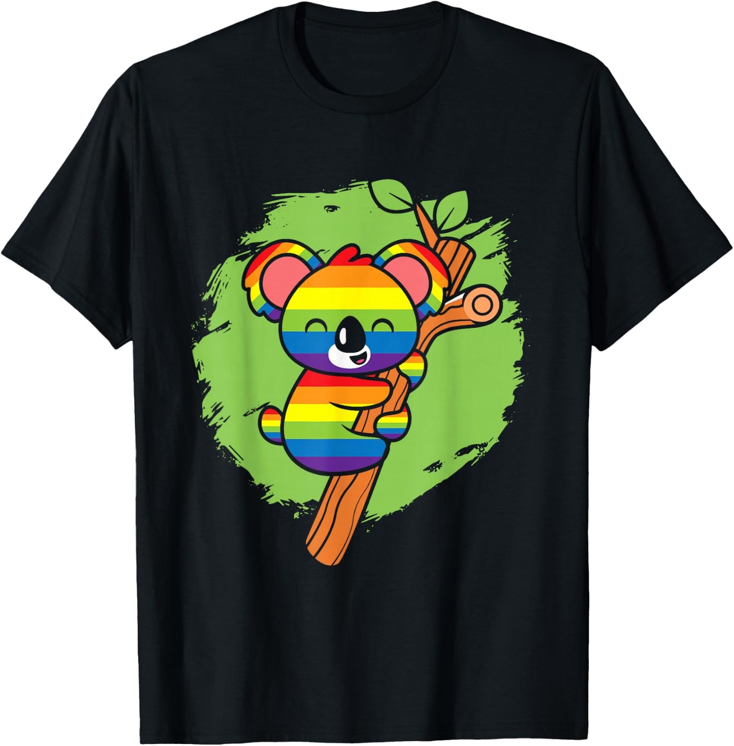 Queer Koala Adult Pride Party Lesbian Gay Ally CSD LGBTQ+ T-Shirt - T-Shirt | Black