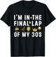 Last Year In My 30s Birthday Happy 39th Birthday Party T-Shirt - T-Shirt | Black