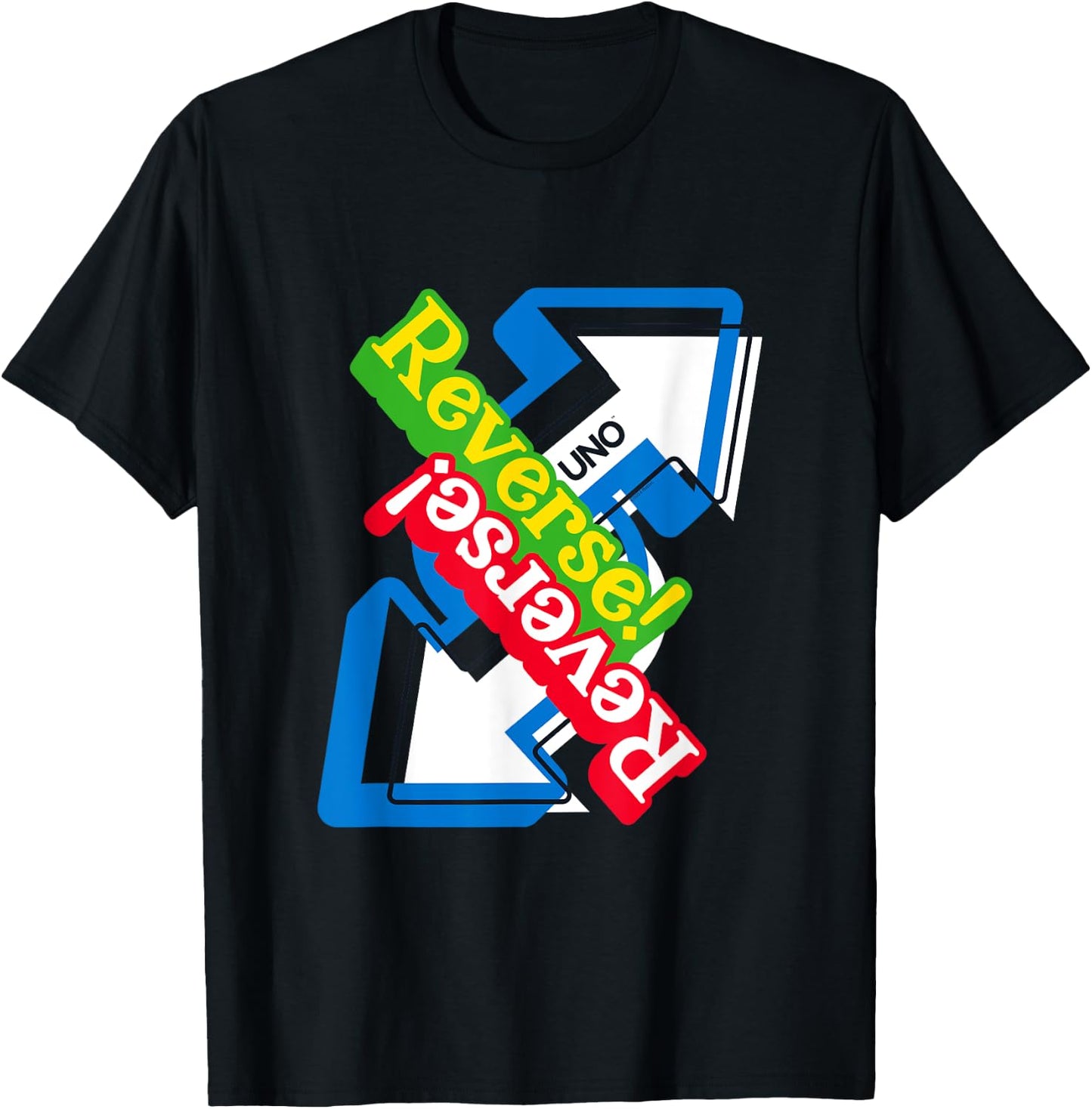 UNO - Reverse! T-Shirt - T-Shirt | Black