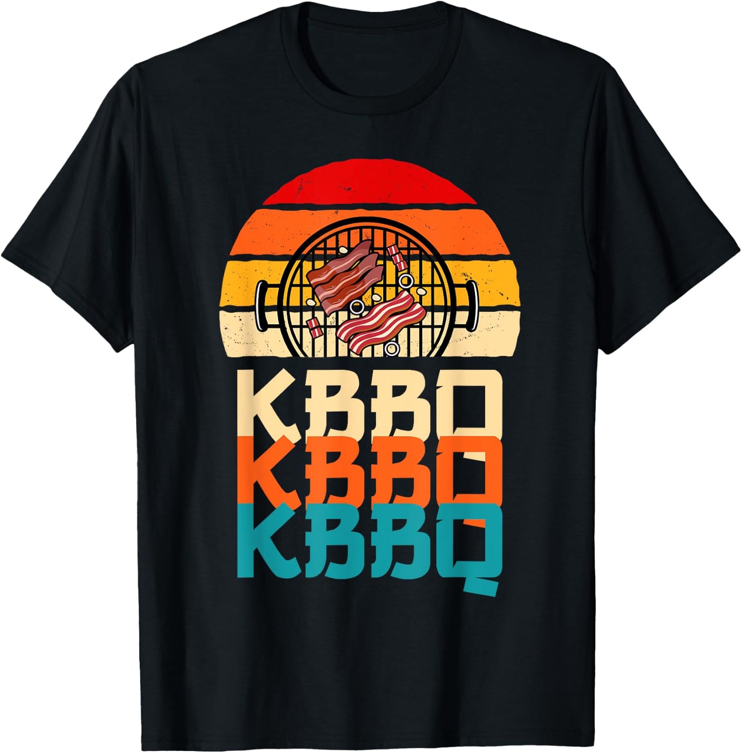 Korean BBQ Design Galbi And Banchan KBBQ T-Shirt - T-Shirt | Black