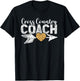Proud Coach Cross Country XC Runner Coach Leopard Heart T-Shirt - T-Shirt | Black