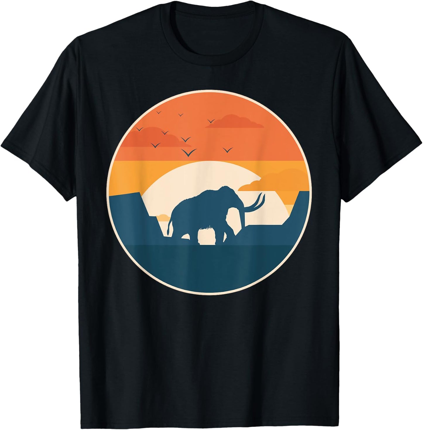 Mammut Prehistoric Elephant T-Shirt - T-Shirt | Black
