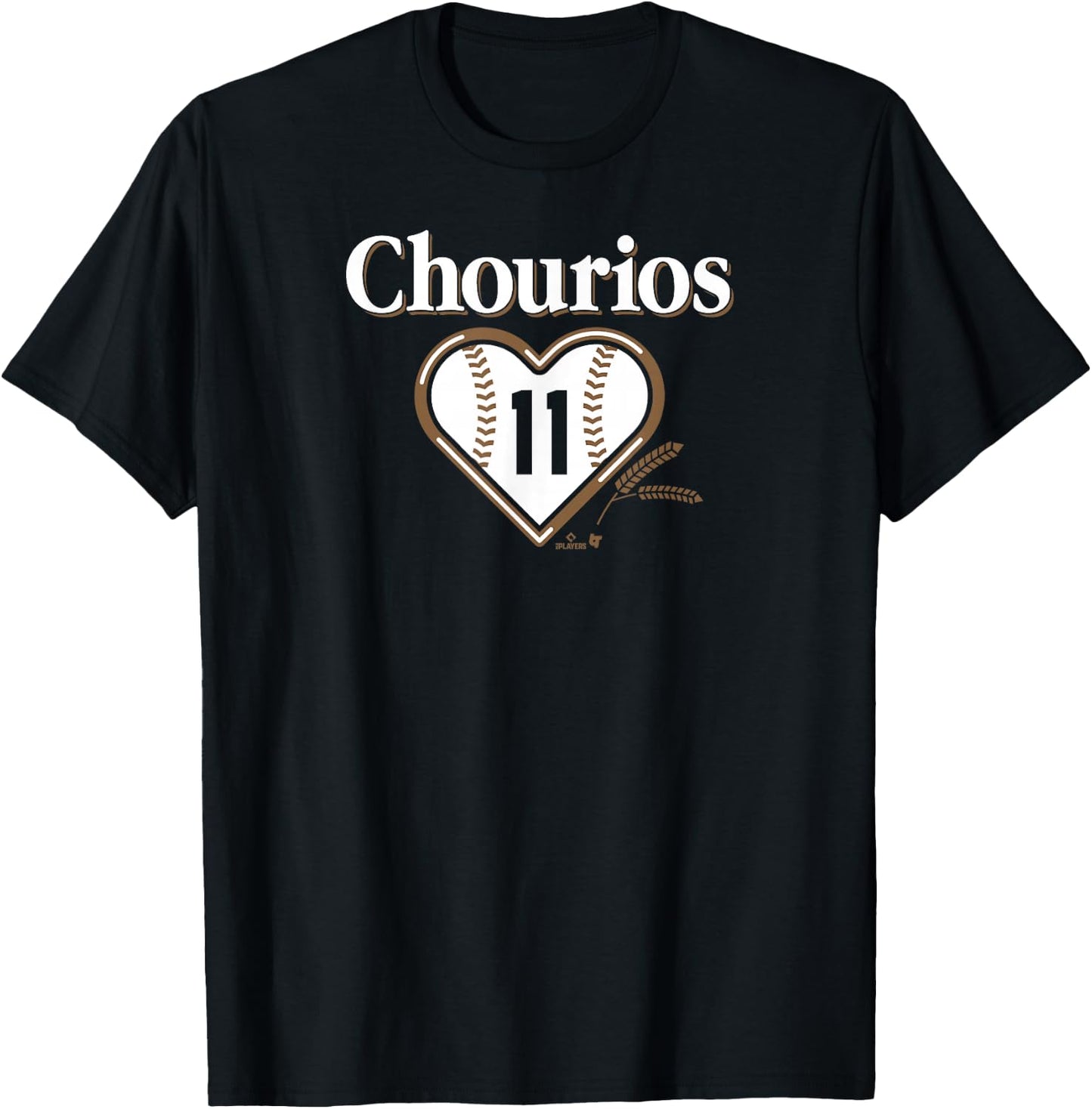 BreakingT - Jackson Chourio Chourios Milwaukee Baseball - Blue, Small, , Short Sleeve, Classic Fit, Polyester, Baseball Fans, Milwaukee Fans T-Shirt - T-Shirt | Black