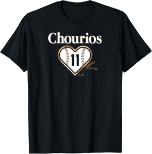 BreakingT - Jackson Chourio Chourios Milwaukee Baseball - Blue, Small, , Short Sleeve, Classic Fit, Polyester, Baseball Fans, Milwaukee Fans T-Shirt - T-Shirt | Black