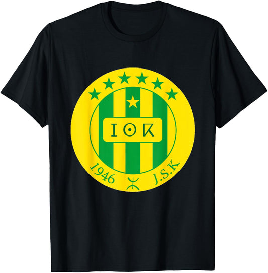 Jsk Soccer Team Amazigh Berber Sport T-Shirt - T-Shirt | Black