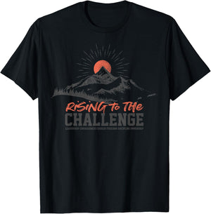 Classical Conversations Rising to the Challenge Mountain T-Shirt - T-Shirt | Black