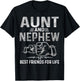 Aunt and Nephew Best Friends for Life Matching Aunt Nephew T-Shirt - T-Shirt | Black