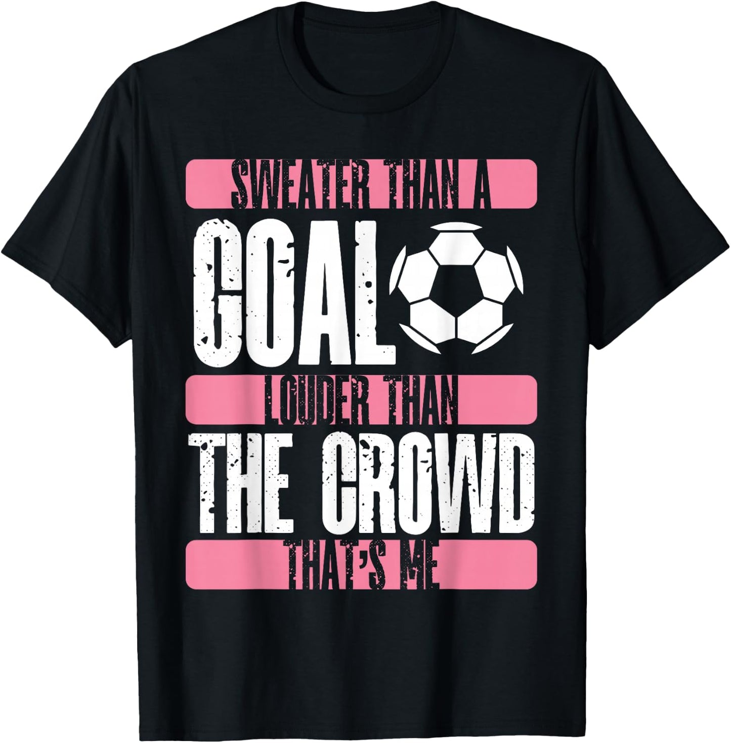 Soccer Girl Soccer Fans Soccer Club Football Soccer Mom T-Shirt - T-Shirt | Black