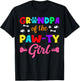 Grandpa of The Paw-ty Girl Dog Family Matching Party T-Shirt - T-Shirt | Black