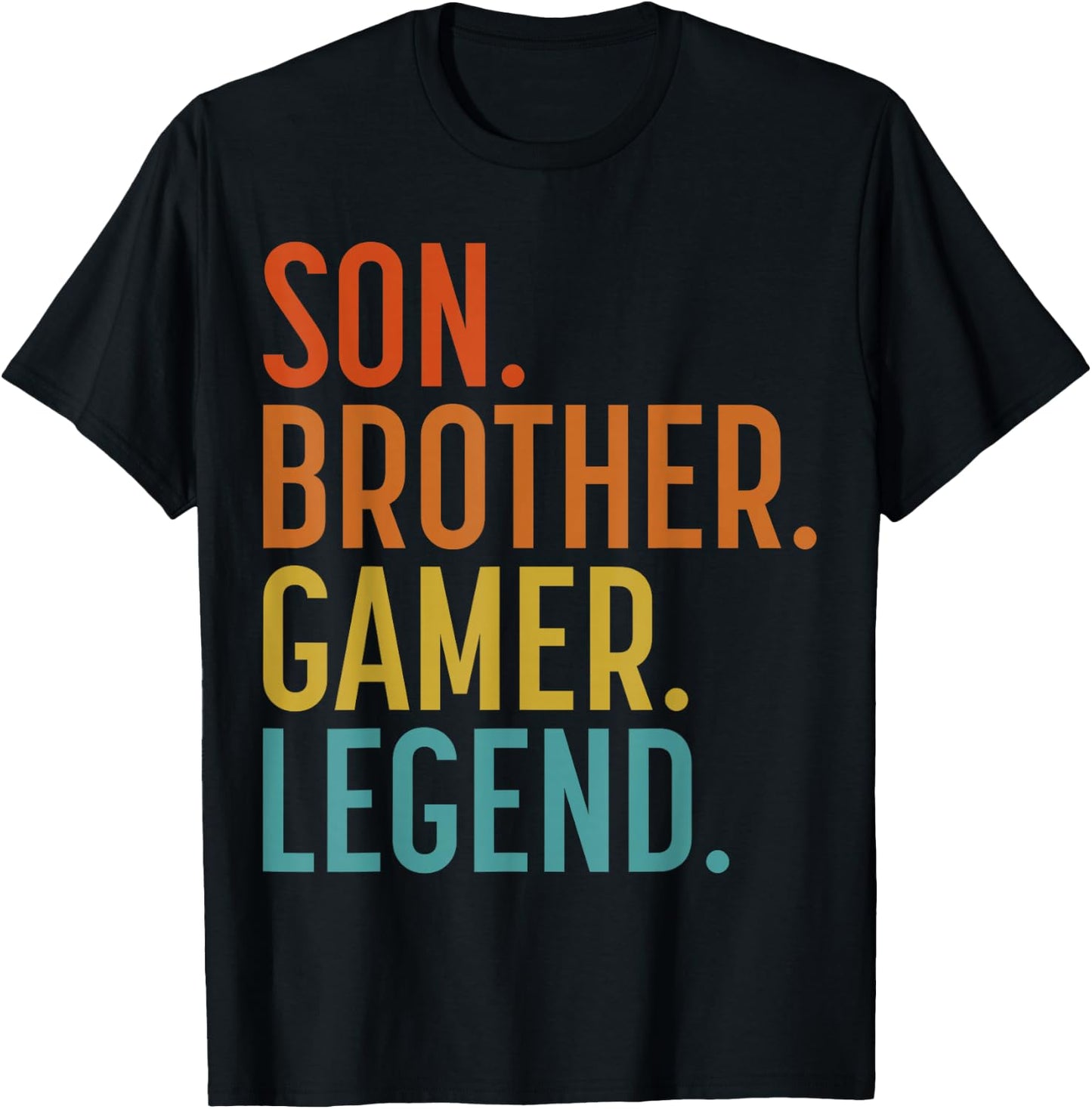 Gaming Gifts For Teenage Boys 8-16 Year Old Gamer Boys Men T-Shirt - T-Shirt | Black