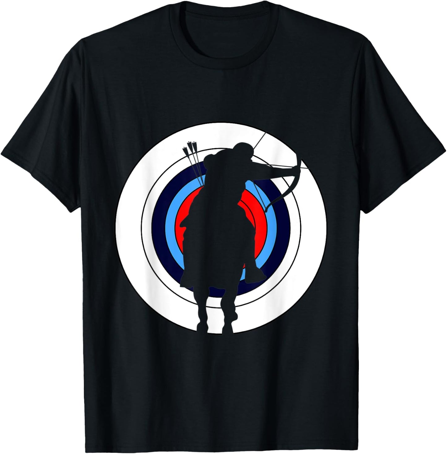 Mounted Archer Archery Target Men Women T-Shirt - T-Shirt | Black