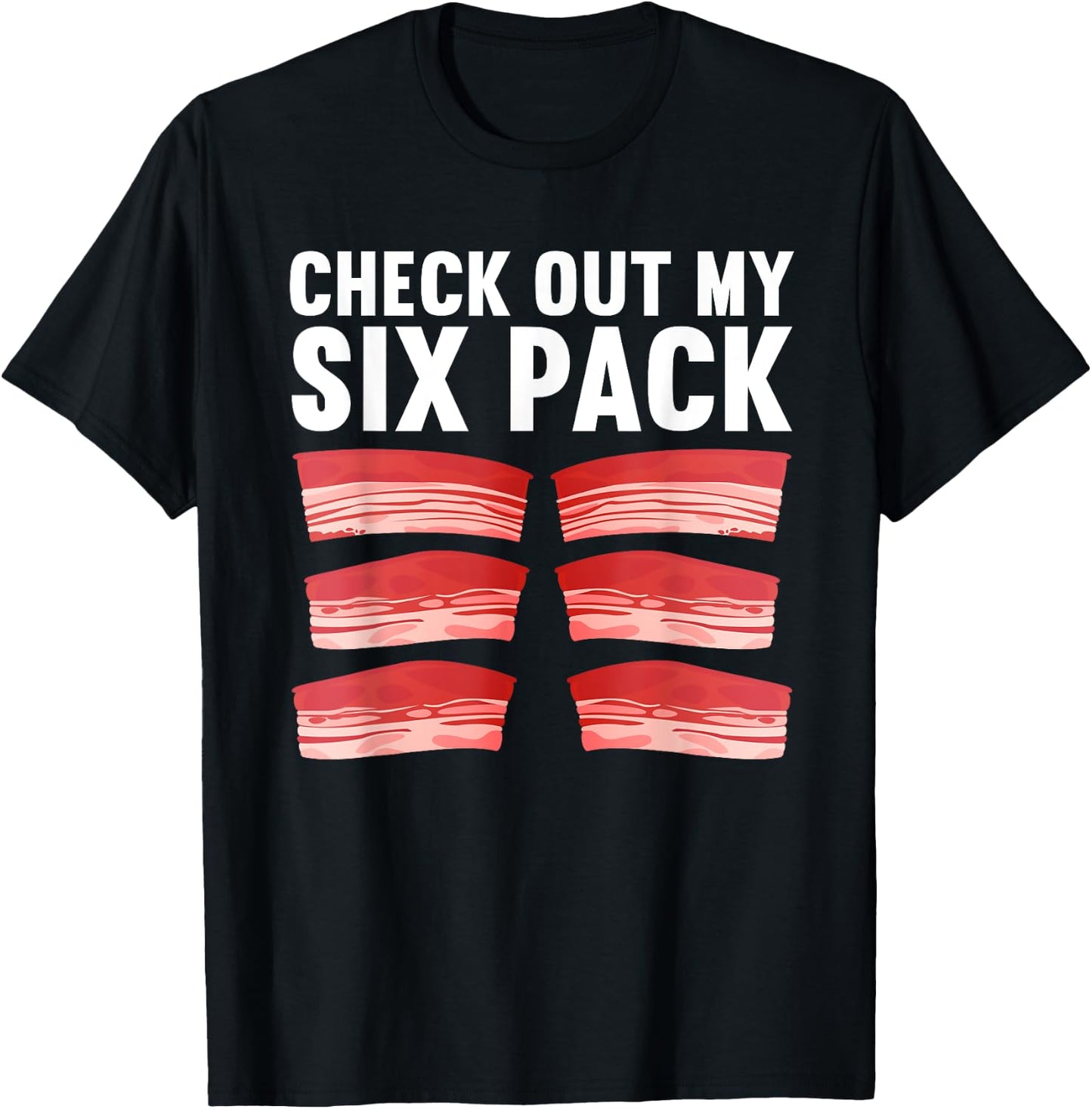 Cool Bacon Women Kids Pork Food Meat Lovers Foodie T-Shirt - T-Shirt | Black