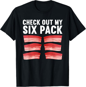 Cool Bacon Women Kids Pork Food Meat Lovers Foodie T-Shirt - T-Shirt | Black