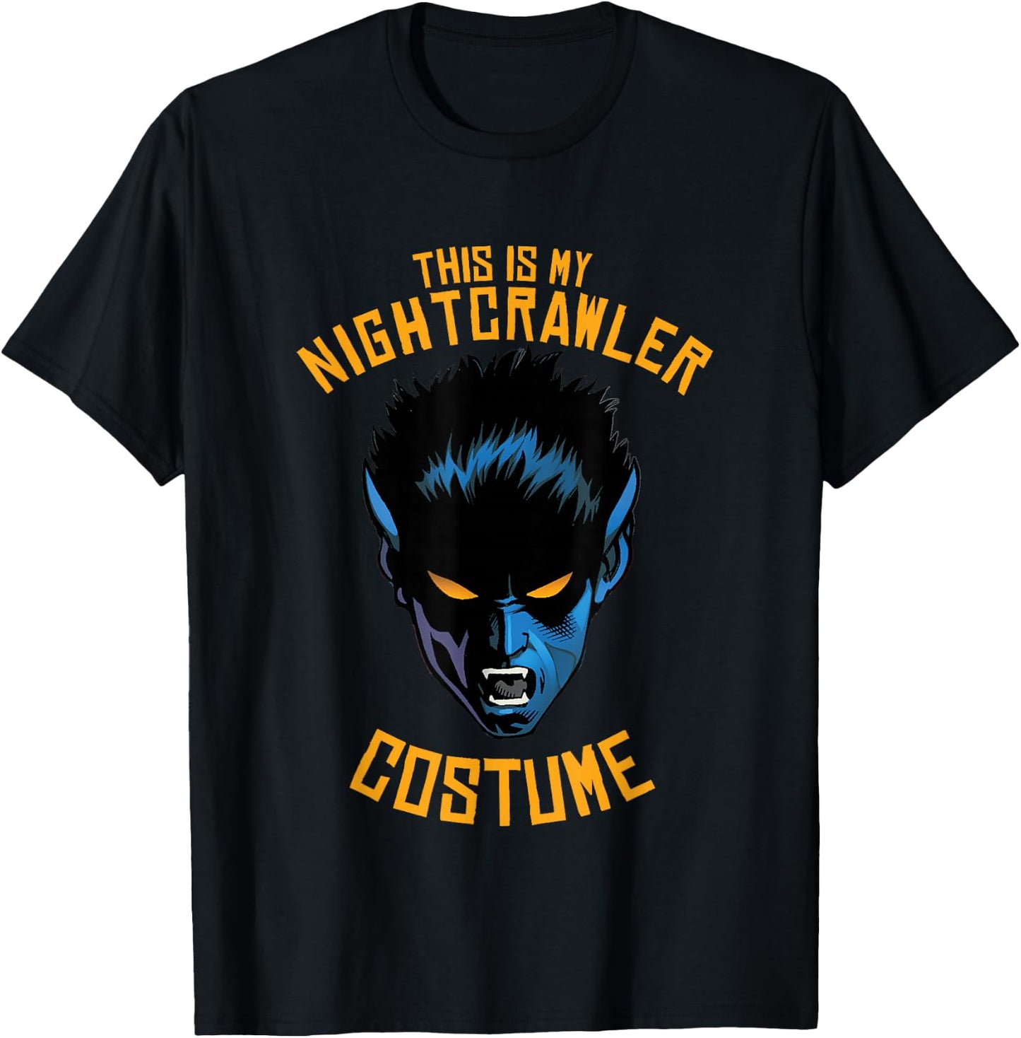 Marvel X-Men Halloween This is My Nightcrawler Costume T-Shirt - T-Shirt | Black