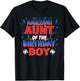 Aunt of the Birthday Boy Costume Spider Web Birthday Party T-Shirt - T-Shirt | Black