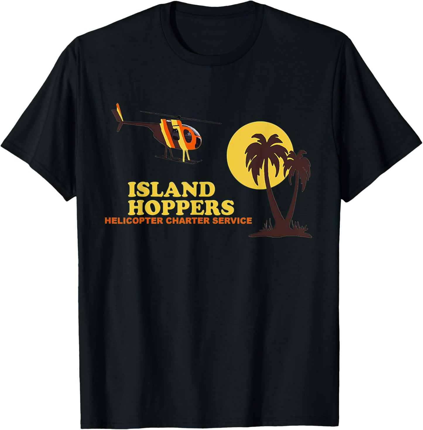 Island Vintage 80s Hoppers T-Shirt - T-Shirt | Black