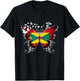 Grenada Flag Shirt Butterfly Graphic T Shirt T-Shirt - T-Shirt | Black
