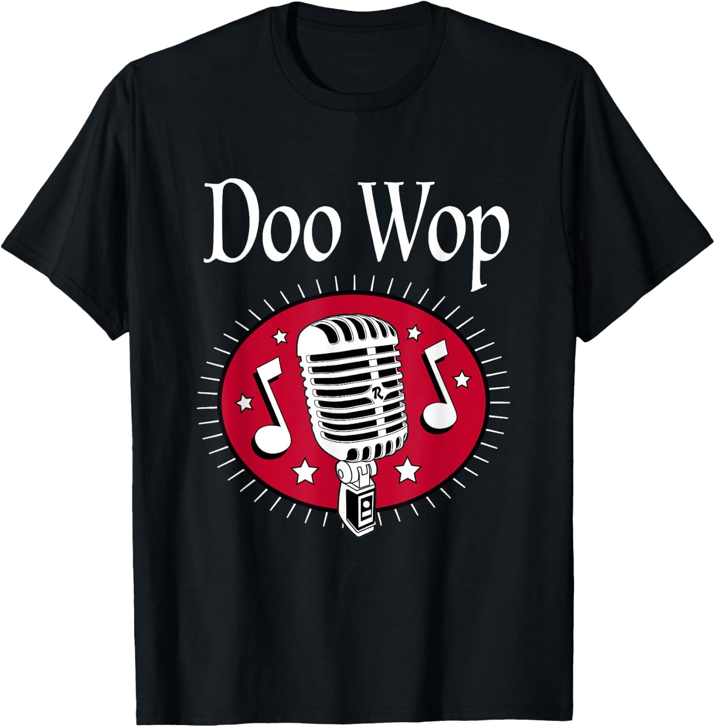 Doo Wop Rock N Roll 50s Sock Hop Dance Women Men Rockabilly T-Shirt - T-Shirt | Black