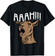 Goat Aaah Bleating Scream Animal Lover Farmer Men Women Kids T-Shirt - T-Shirt | Black