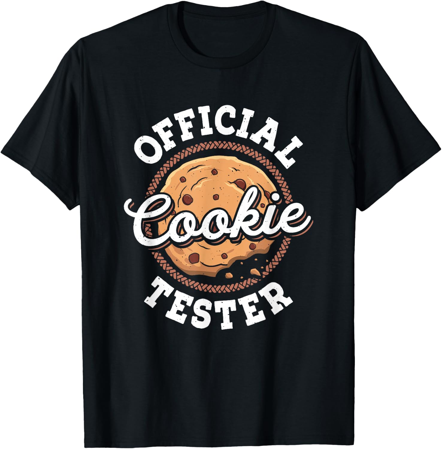 Official Cookie Tester - Pastry Baking Cookie Baker T-Shirt - T-Shirt | Black