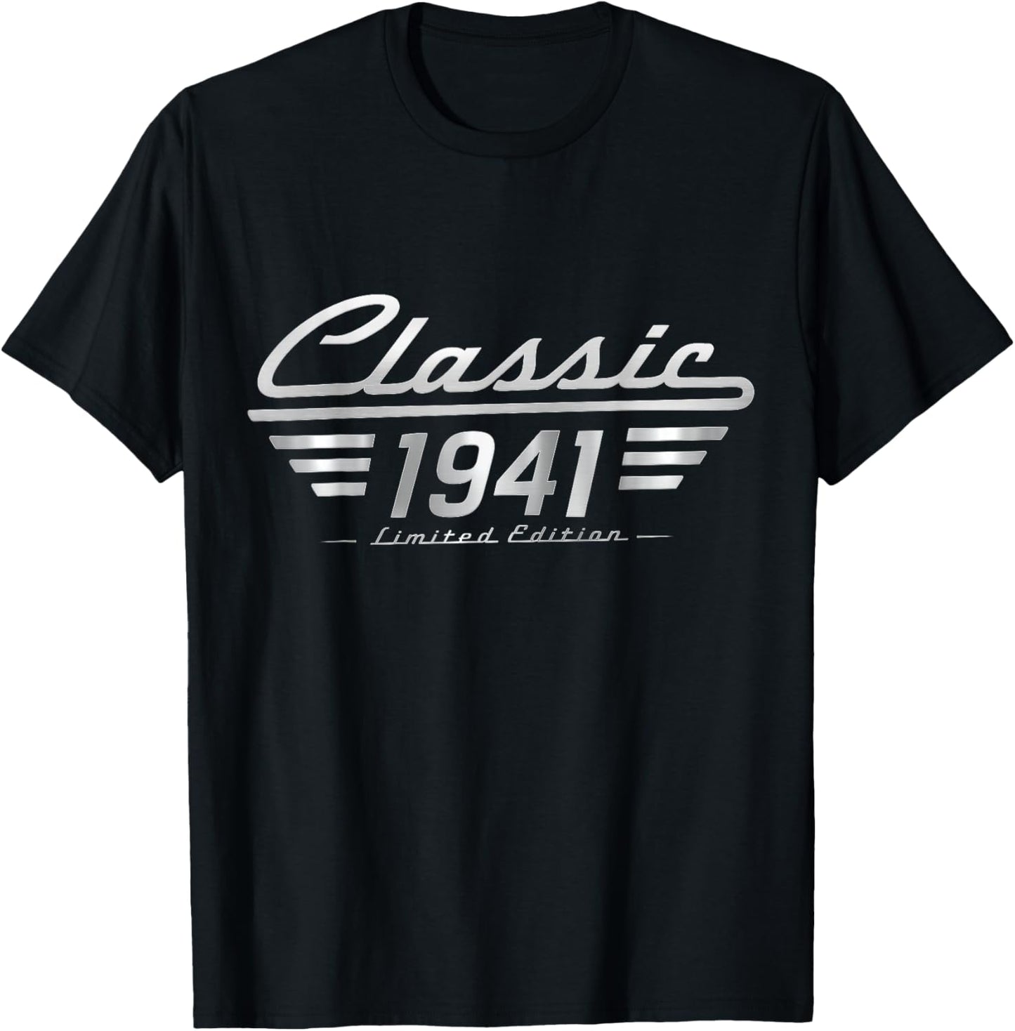 Classic 1941 Limited Edition Vintage Car Birthday T-Shirt - T-Shirt | Black