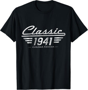Classic 1941 Limited Edition Vintage Car Birthday T-Shirt - T-Shirt | Black