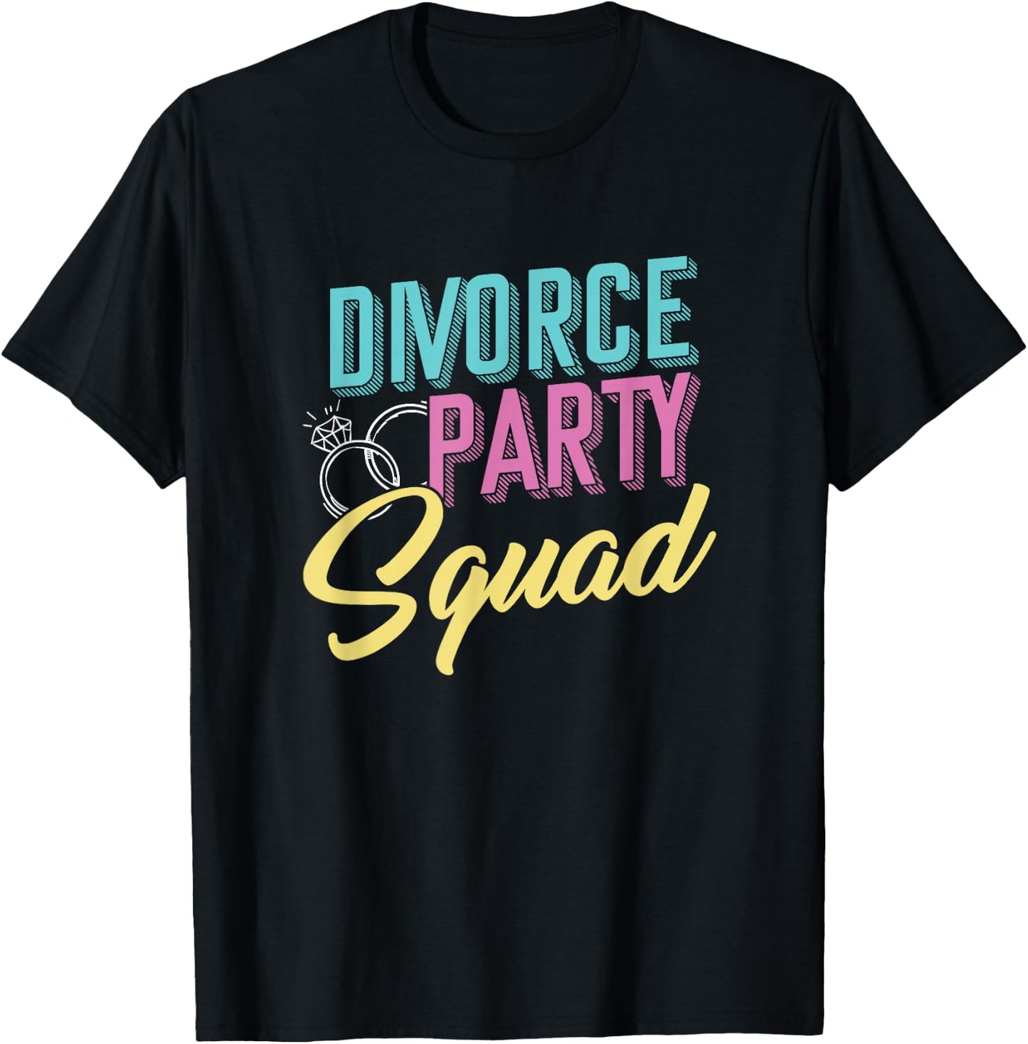 Divorce Single Marriage Party Divorce Quail Separation Freedom Relationship Goal Ex-wife Ex-husband Friend T-Shirt - T-Shirt | Black