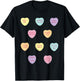Romance Tropes Candy Valentine Hearts T-Shirt - T-Shirt | Black