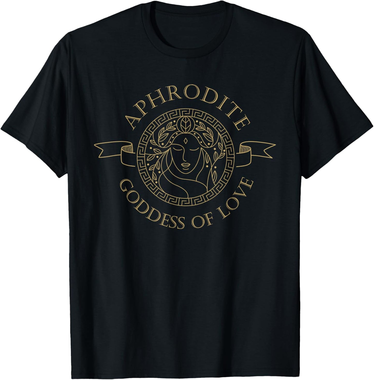 Greek Gods or Aphrodite Goddess of Love or Ancient Greek God T-Shirt - T-Shirt | Black