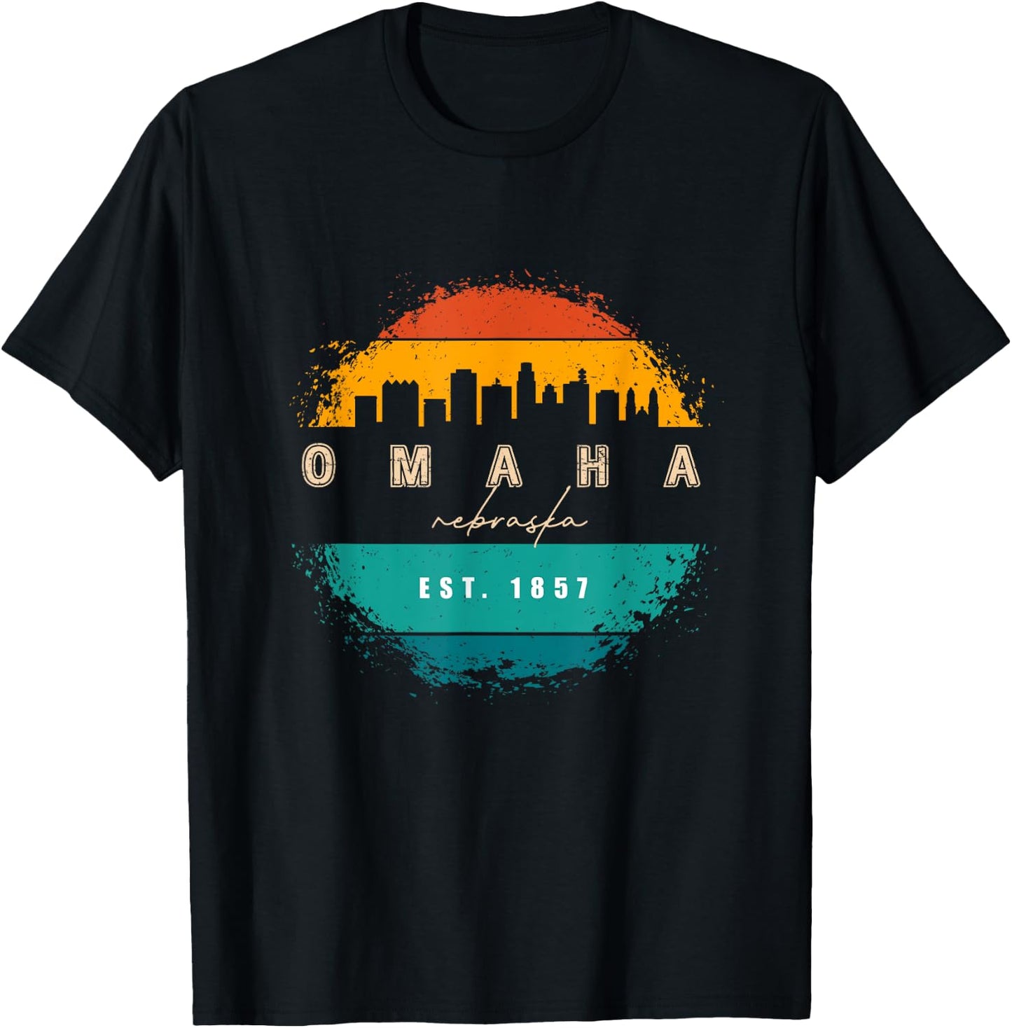 City of Omaha Nebraska T-Shirt - T-Shirt | Black