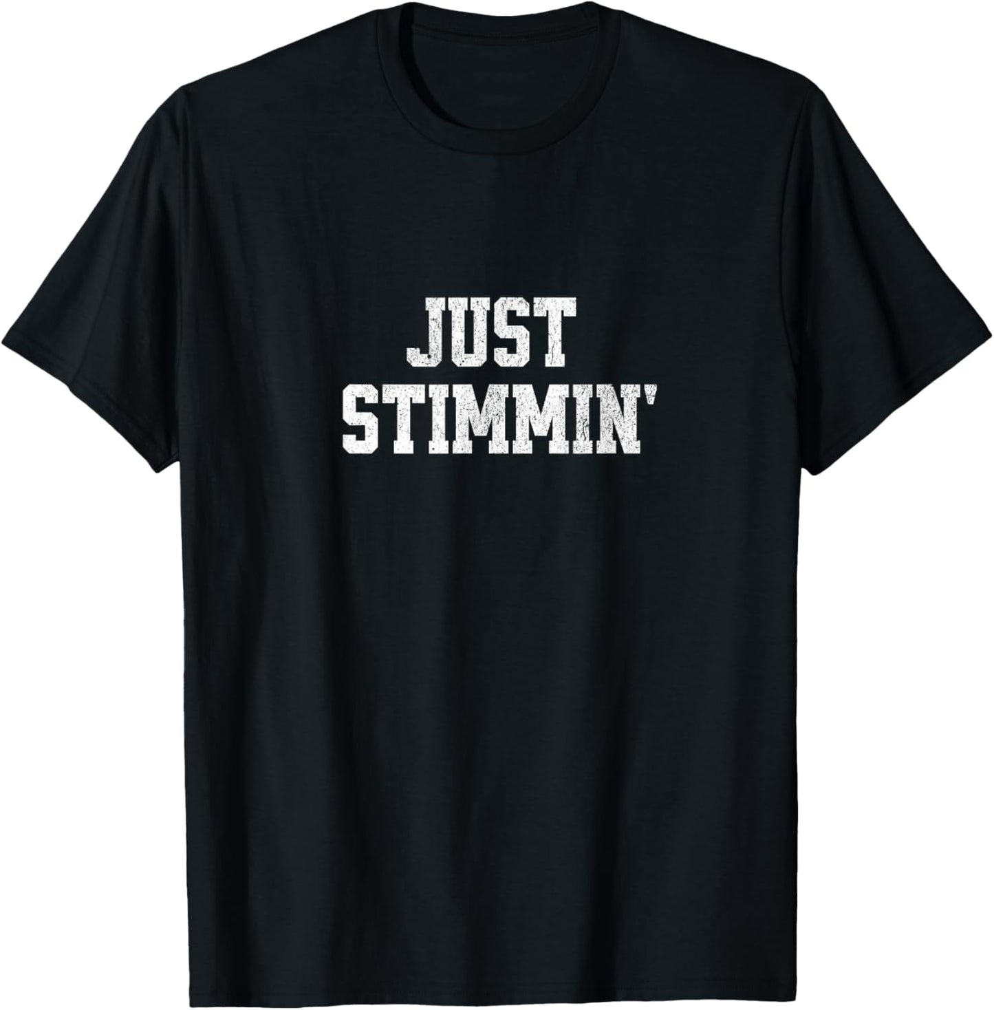 Just Stimmin' Autism Awareness For Kids & Men T-Shirt - T-Shirt | Black