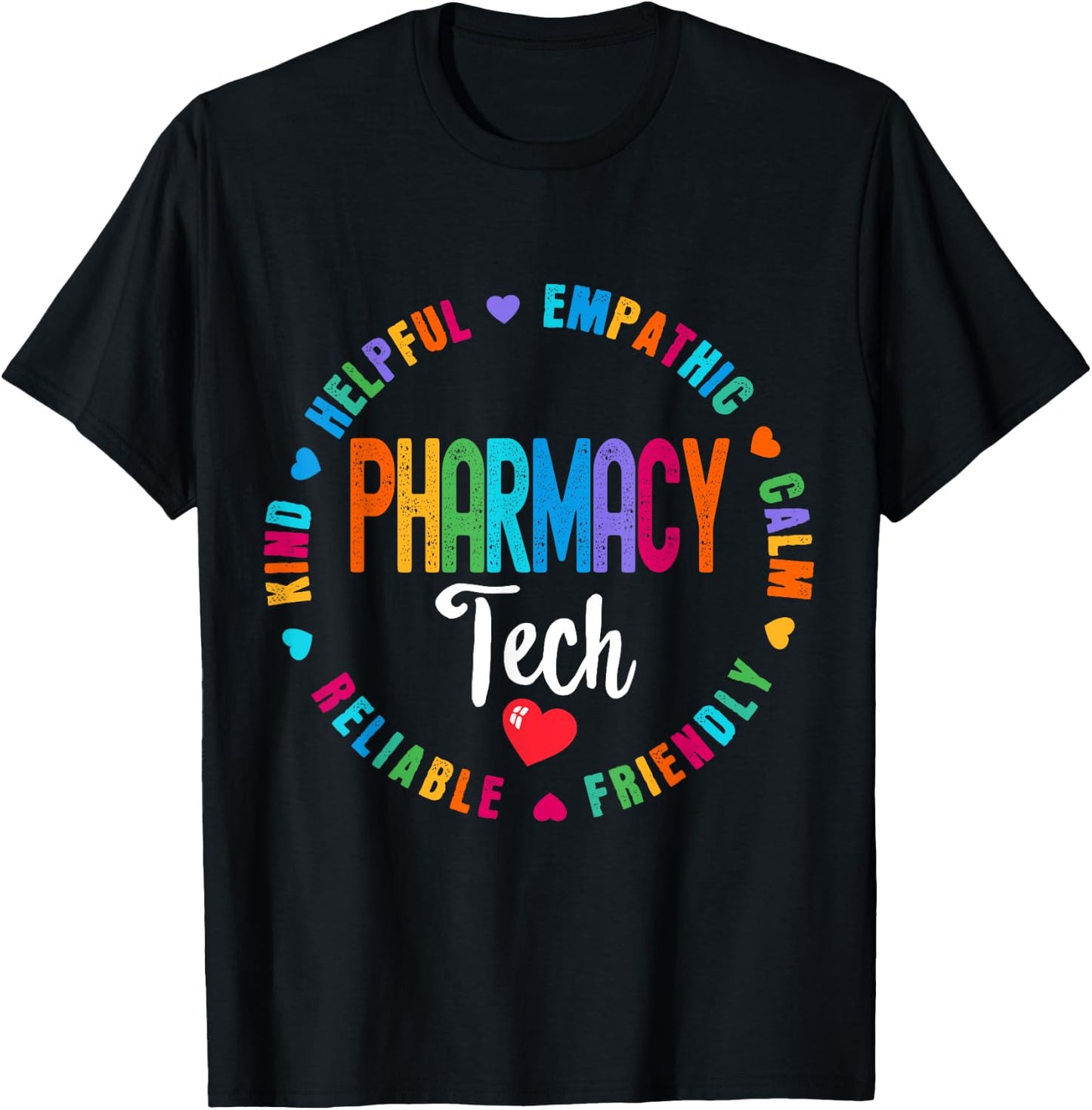 Pharmacy Tech Squad Life Pharmacist Tech Appreciation Week T-Shirt - T-Shirt | Black
