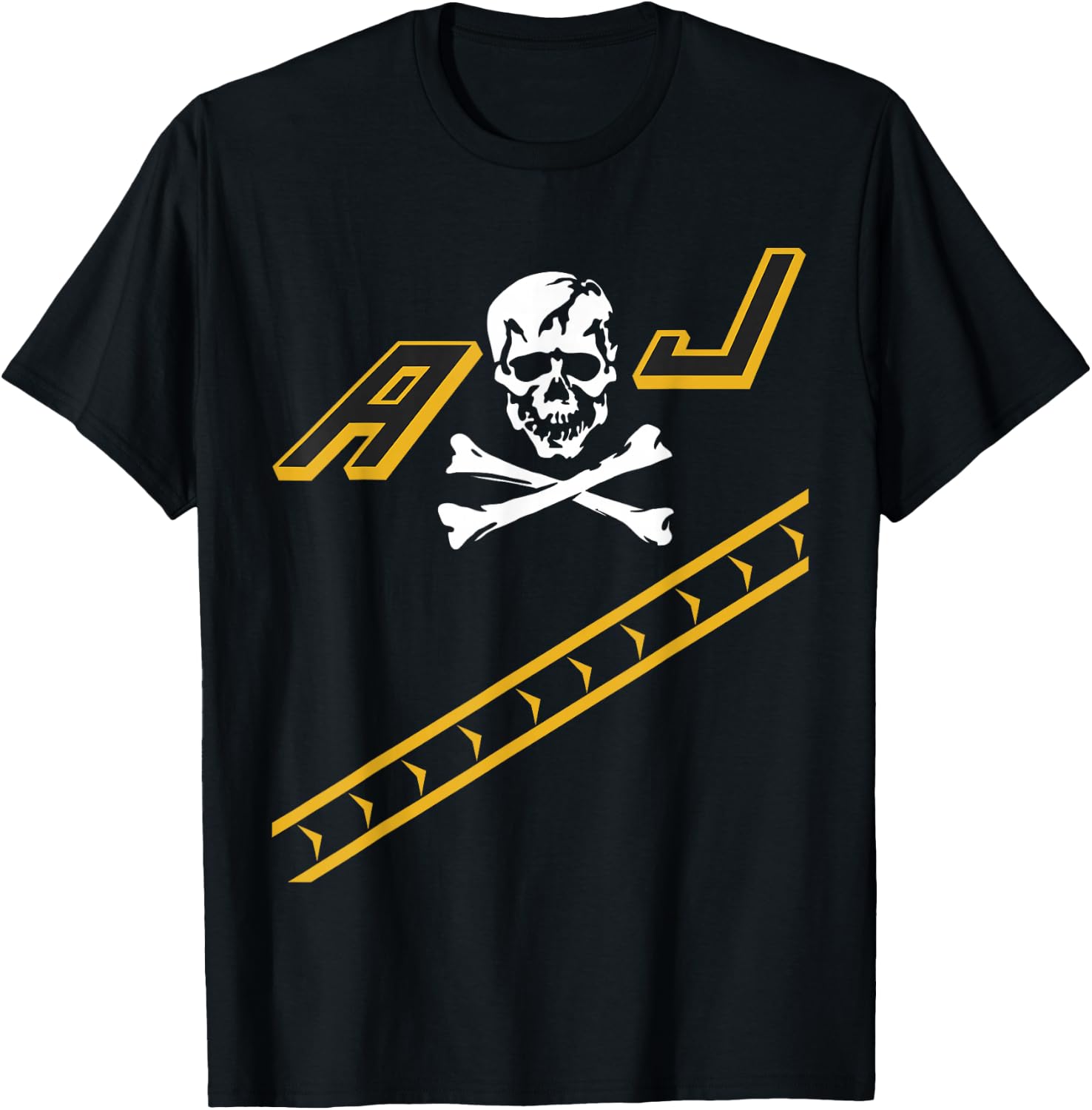 Jolly Rogers F-14 Tomcat Airplane Tailflash Naval Aviation T-Shirt - T-Shirt | Black
