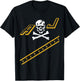 Jolly Rogers F-14 Tomcat Airplane Tailflash Naval Aviation T-Shirt - T-Shirt | Black