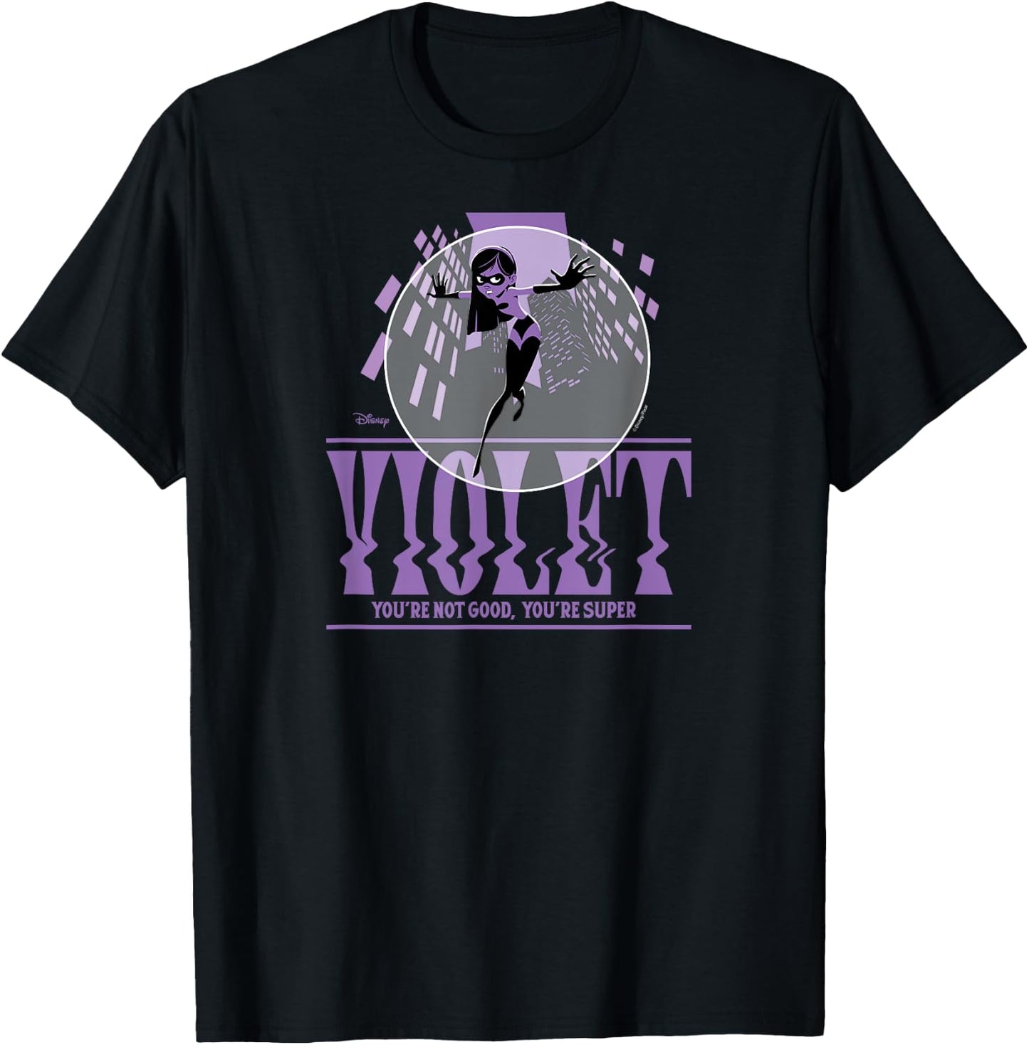 The Incredibles, The Incredibles 2 - Violet You're Super T-Shirt - T-Shirt | Black