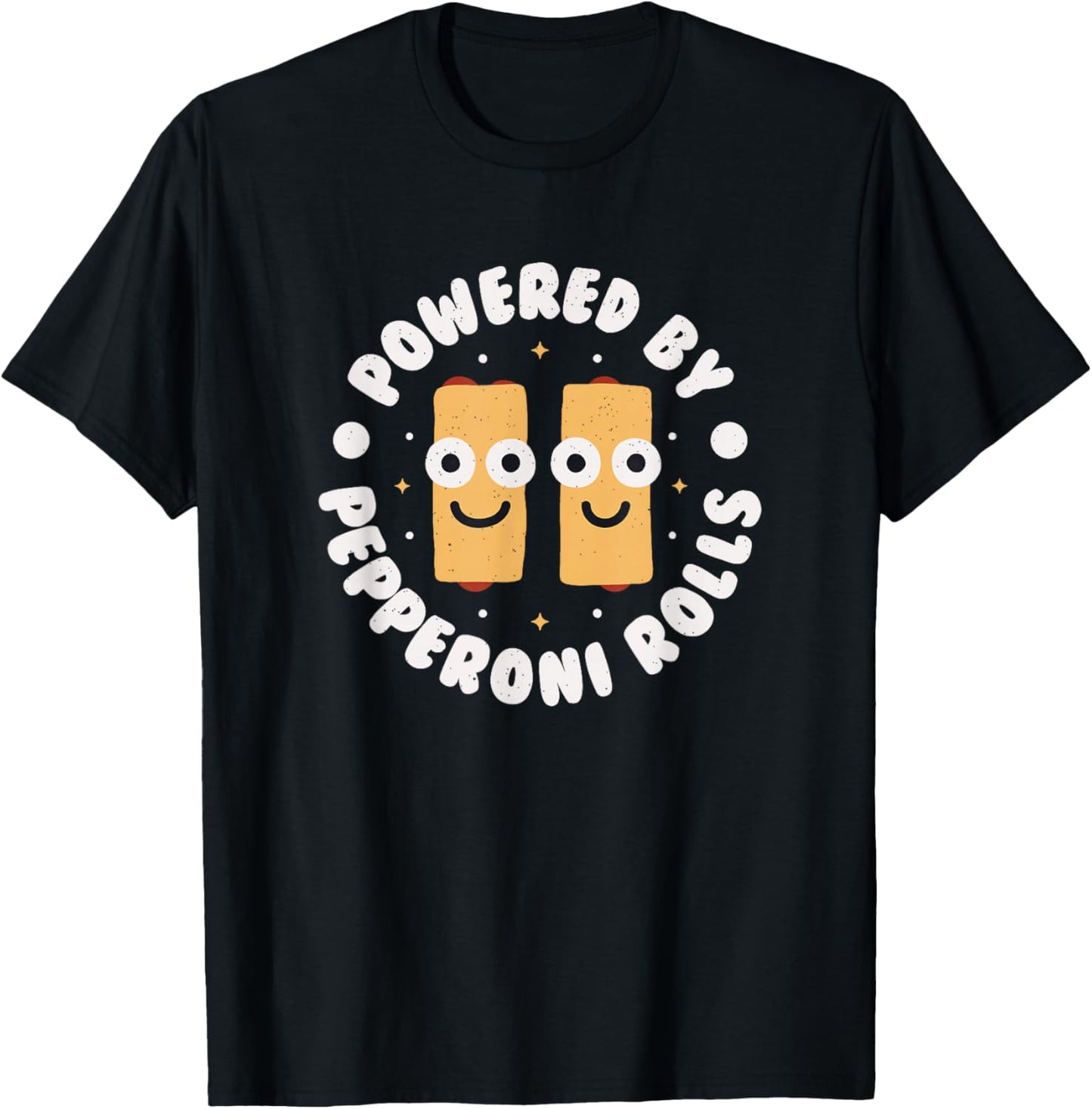 Powered By Pepperoni Rolls - West Virginia Pepperoni Roll T-Shirt - T-Shirt | Black