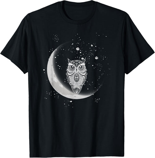 Owls Night Owls Owl At Night On Moon In Night Sky