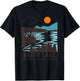 Badin Lake North Carolina Summer Lake Life Boating T-Shirt - T-Shirt | Black