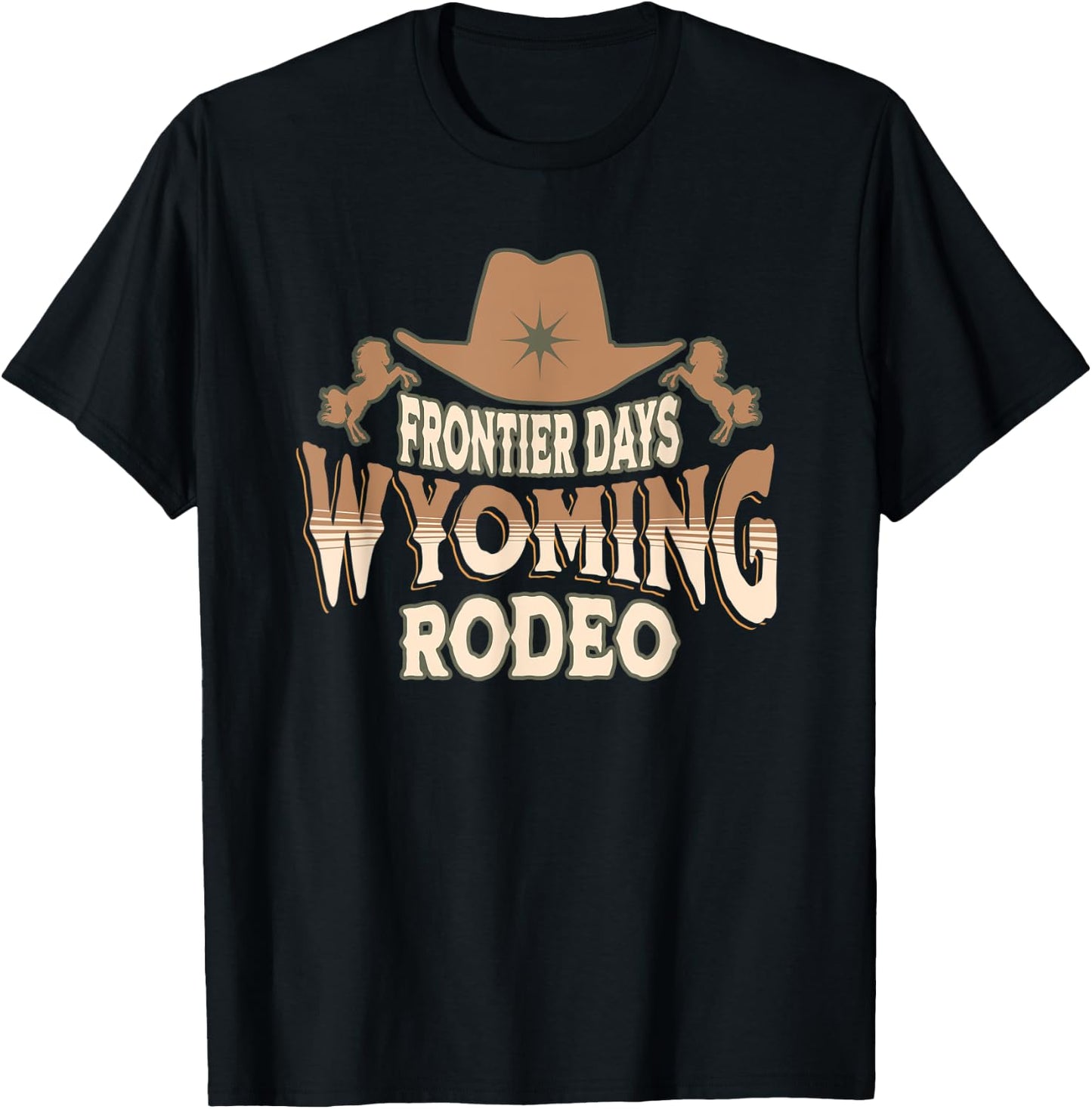 Frontier Days Cheyenne Wyoming Rodeo T-Shirt - T-Shirt | Black