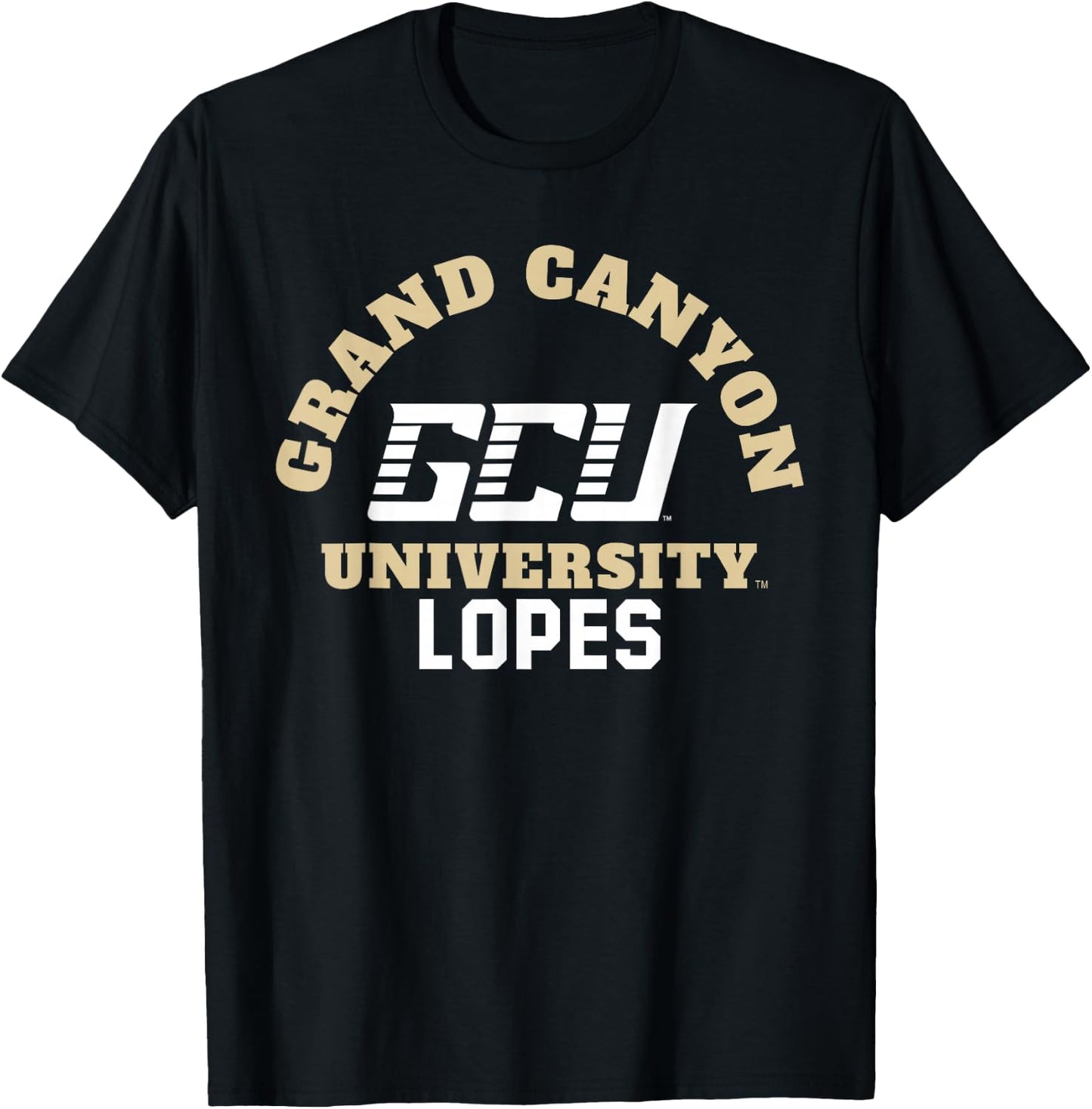 Grand Canyon Lopes | Official NCAA University | NCAFGCU006 T-Shirt - T-Shirt | Black