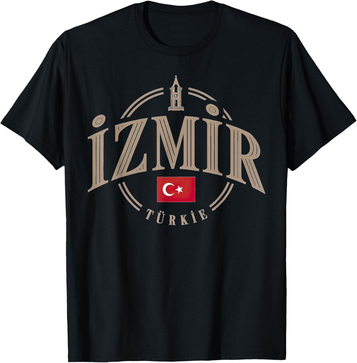 Izmir Türkei Turkey City Iconic Design T-Shirt - T-Shirt | Black