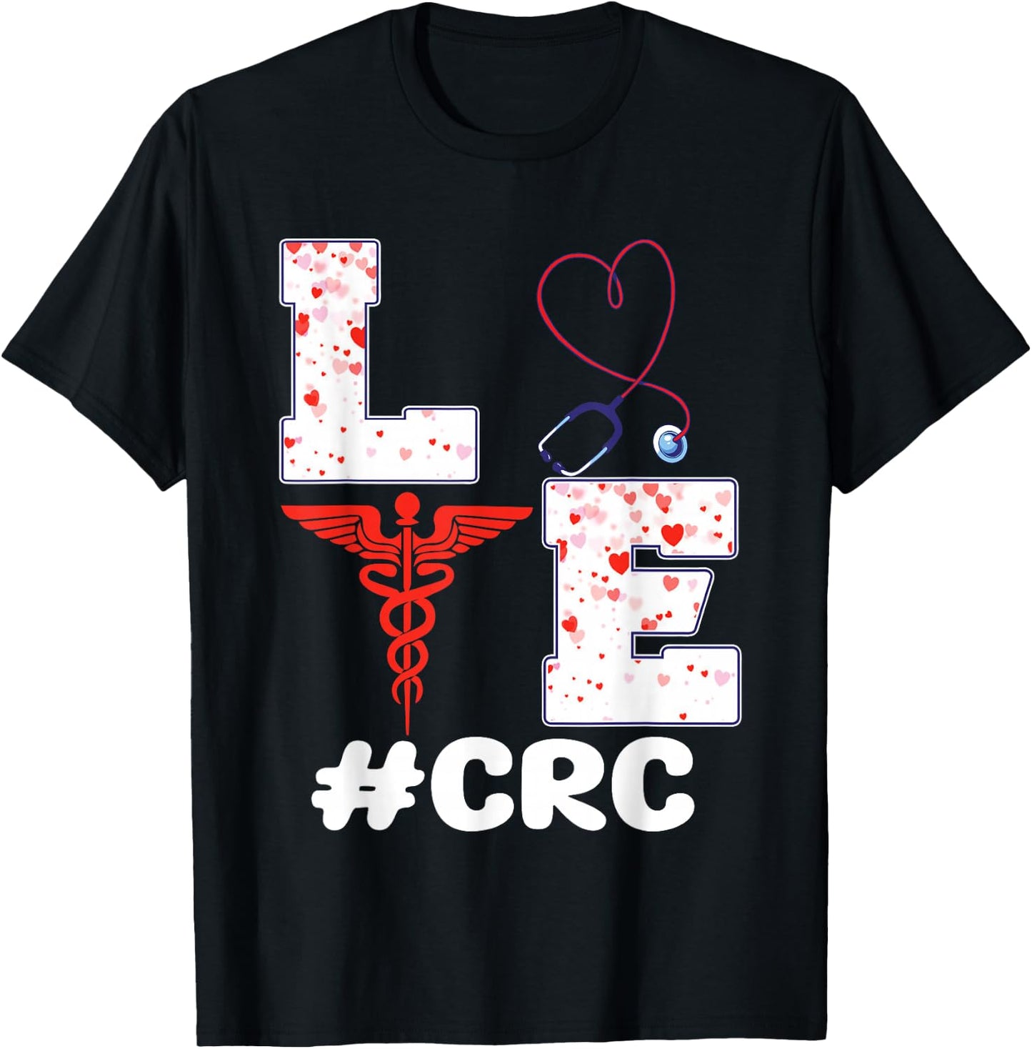 Clinical Research Coordinator CRC Valentine's Day Apparel T-Shirt - T-Shirt | Black