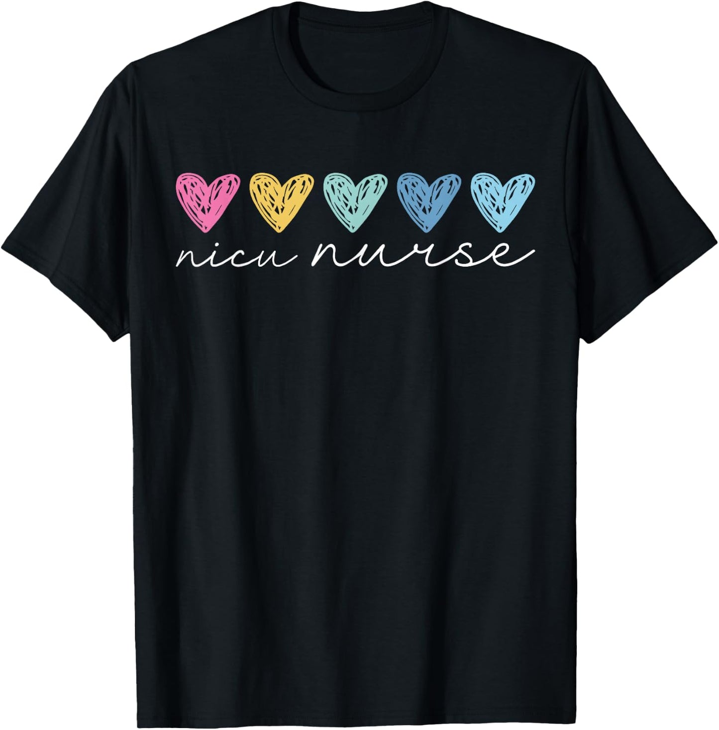 NICU Nurse Neonatal ICU Nurse Infant Care Specialist Newborn T-Shirt - T-Shirt | Black