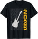 Class of 2025 Senior Guitar for Guitarist T-Shirt - T-Shirt | Black